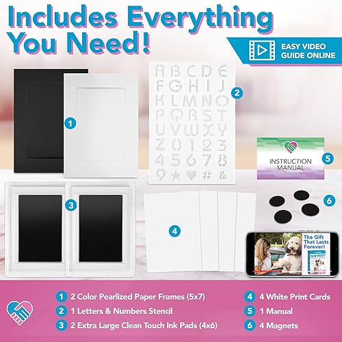 Luna Bean Paw Print Kit Mess-Free Paw Print Stamp Pad for Dogs - Main Image