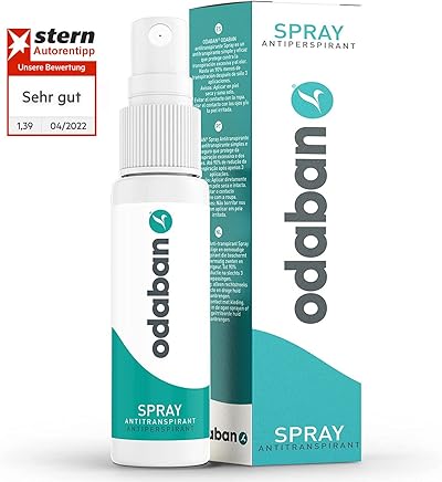 odaban® Antitranspirant Deo Spray 30 ml gegen starkes Schwitzen | Anti-Schweiß-Deo für Hände, Achseln und Kopf | Antitranspirant für Männer & Frauen mit Langzeitschutz | duftneutral