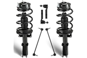 TADAAUTO Front Struts Assembly Shock Absorber Kit + Sway Bars & Tie Rod Compatible with 2008-2016 Buick Enclave 2009-2016 Chevy Traverse 2007-2016 GMC Acadia 2007-2010 Saturn Outlook