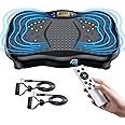 GMCXAX Vibration Plate Exercise Machine – Whole Body Workout for Weight Loss, Lymphatic Drainage & Muscle Recovery, Multiple Speeds with Bluetooth & Remote, Portable Shaker Board for Home Gym