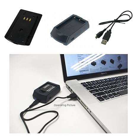 PowerSmart® USB Ladegeräte für Nikon D3000, D40, D40x, D5000, D60, EN-EL9, EN-EL9a, EN-EL9e, MH-23