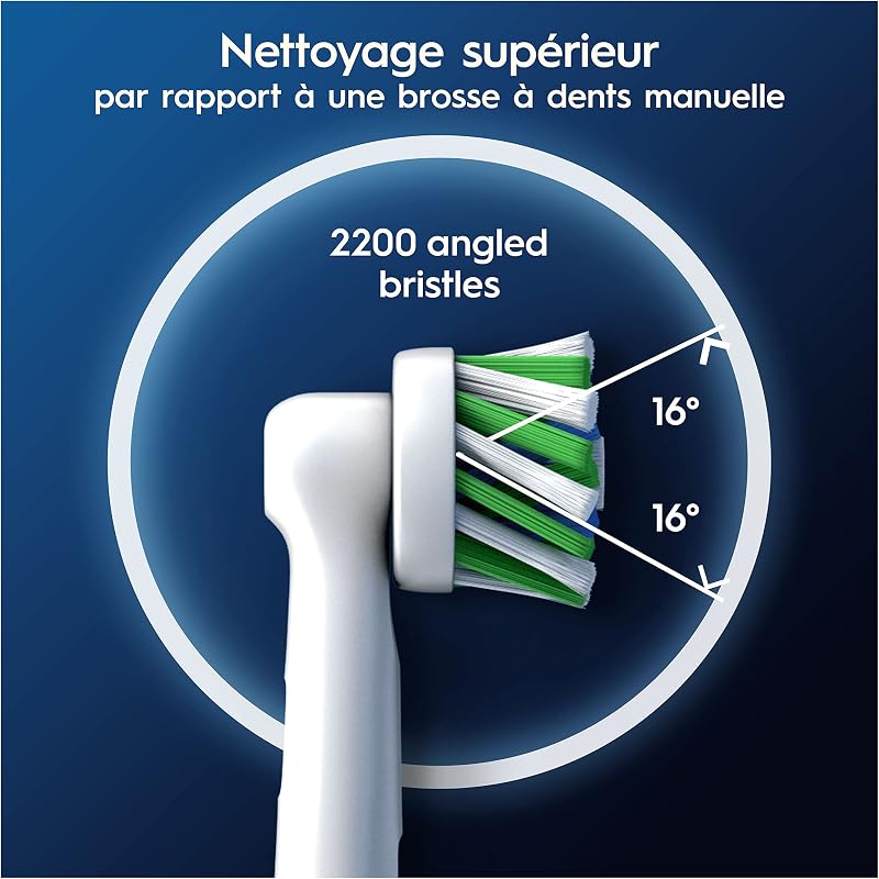 Brossettes de Rechange Cross Action, lot de 12, Blanches
