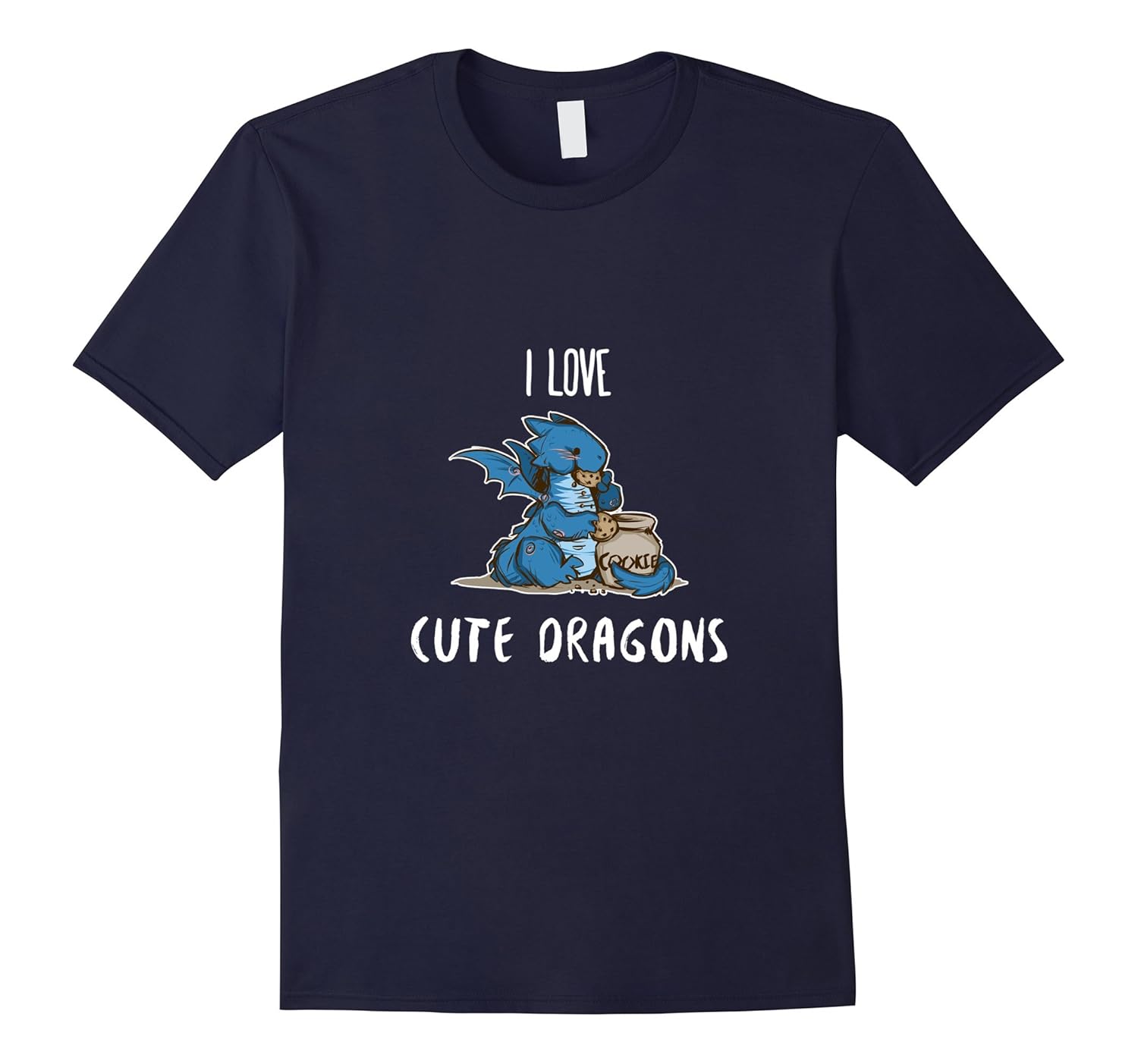 I Love Cute Dragons Tshirt | Shirt Chibi Tee Design Chinese-ANZ