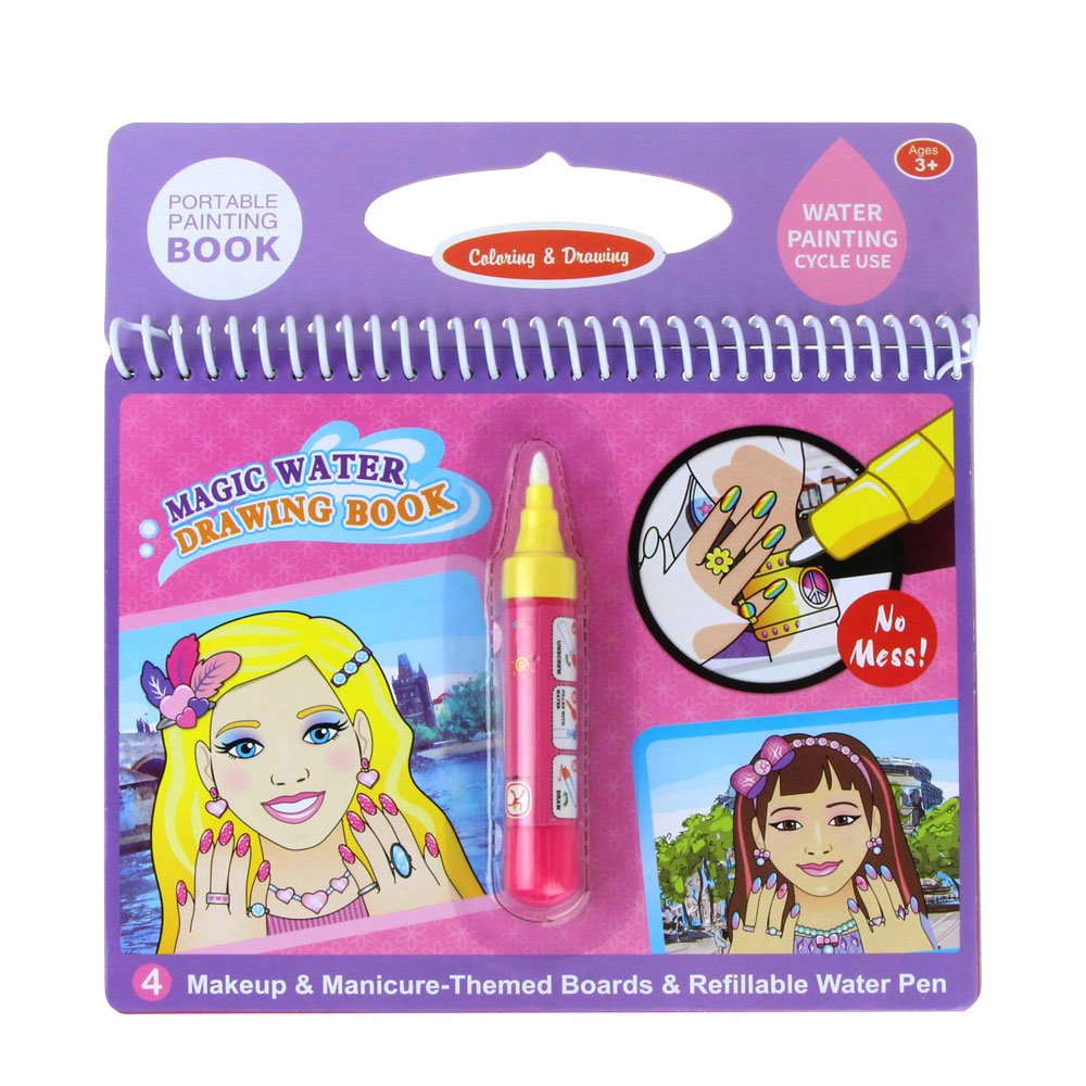 Download Jenilily Magic Water Drawing Book Doodle Coloring Book With Magic Pen Education Toy For Kids Wild Arts Crafts Toys Games Urbytus Com