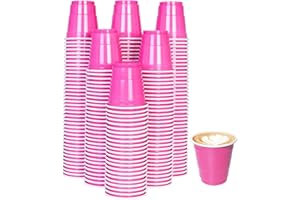 150 Pack 2 oz Plastic Shot Glasses, Disposable Shot Cups, Mini Cups for Drinking Tasting Serving Snacks Whiskey, Small Jello 
