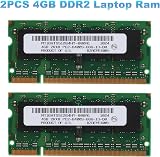 Uinfhyknd 8GB (2x4GB) DDR2 SODIMM Laptop RAM 800MHz PC2-6400 200Pin 2RX8 view 5
