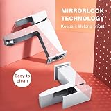 Hapilife Basin Taps Square with Pop Up Waste UK Standard Hoses Single Lever view 6