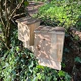 Selections Large Wooden Bat Nesting Roosting Boxes Single Chamber Grooved view 3