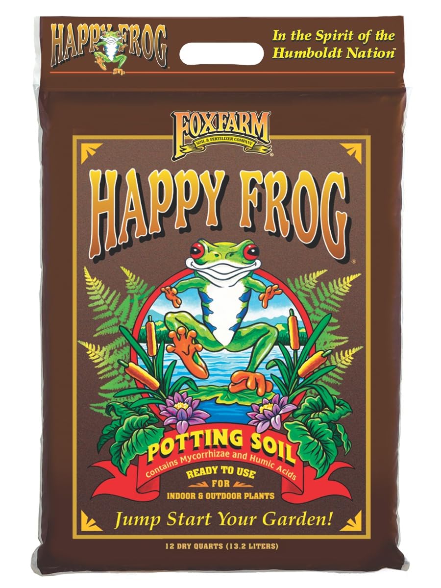 Photo 1 of ***FACTORY SEALED***FoxFarm Happy Frog Potting Soil, 12qt – for Indoor/Outdoor Container Plants, Improves Root Efficiency, pH Adjusted for Optimal Nutrient Uptake – Contains Microbes and Humic Acids