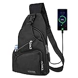 EEEKit Crossbody Sling Bag, Small Black Sling