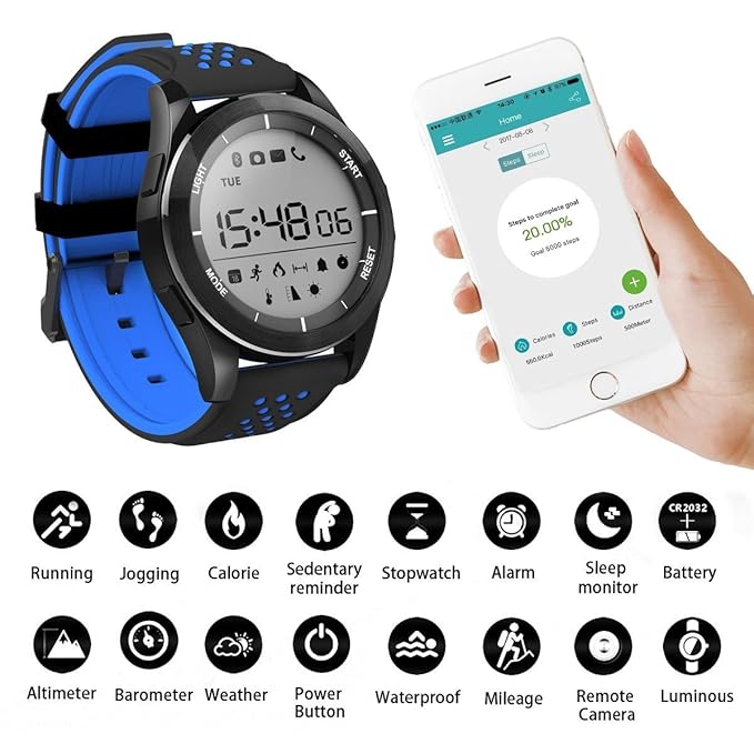Amazon.com: GZCRDZ Outdoor Sport Smart Watch, F3 ...