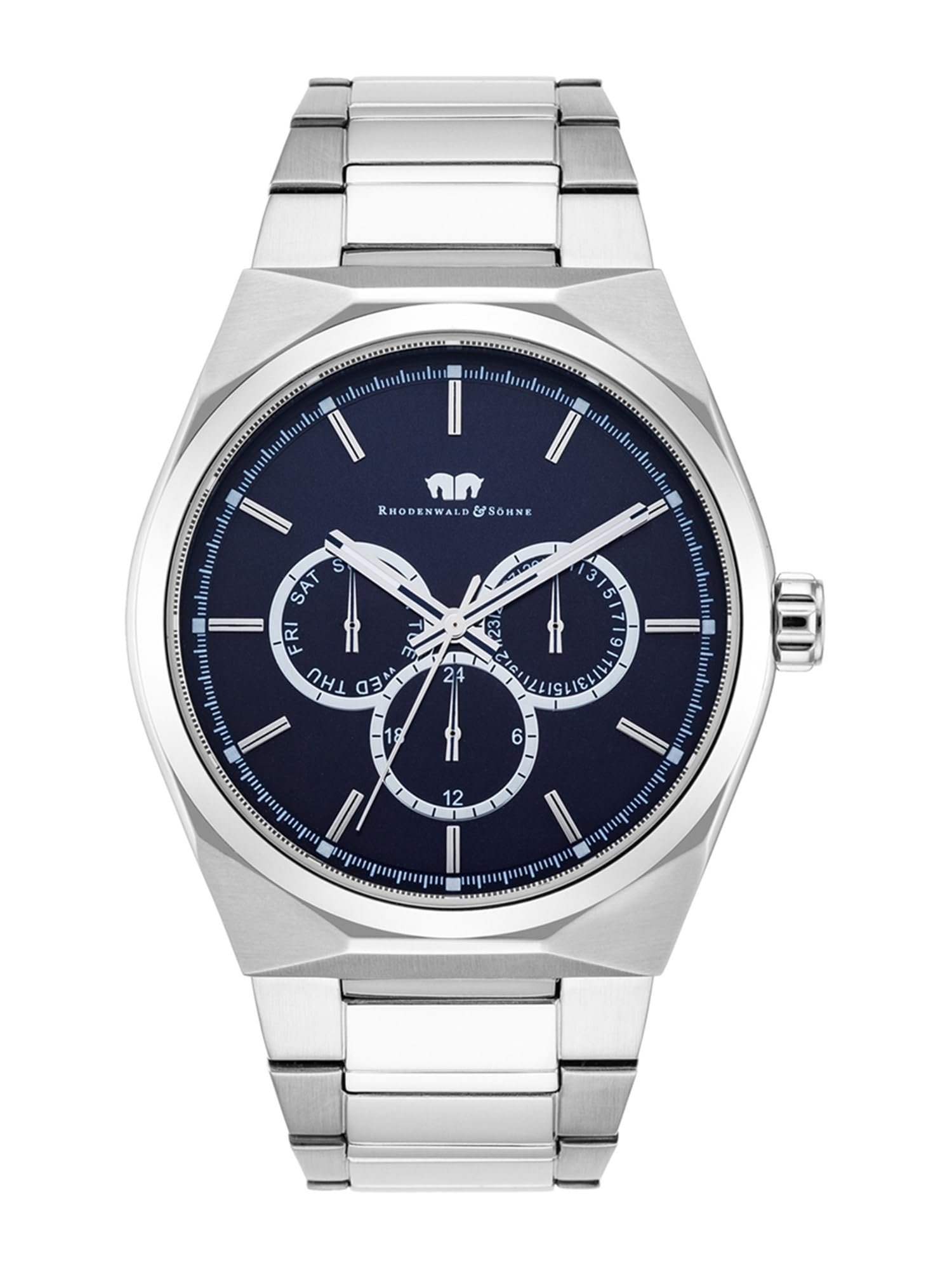 Rhodenwald & Söhne Men's Analog Japan Quartz Watch with Stainless Steel Band 10010217