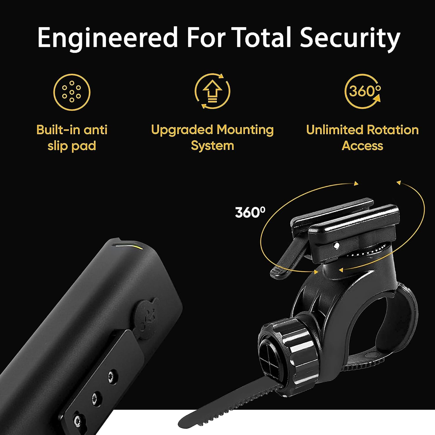 BrightRoad Led Bike Lights Front and Back, Rechargeable 800 Lumens Bike Headlight with Wide 85° & 650 feet Cover Range and 40 Lumens Smart Bike Tail Light with Built-in Reflector, IPX6 Waterproof Set : Sports & Outdoors