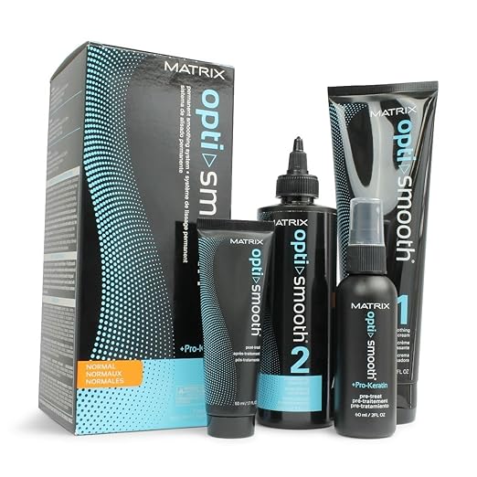 matrix hair straightening cream kit