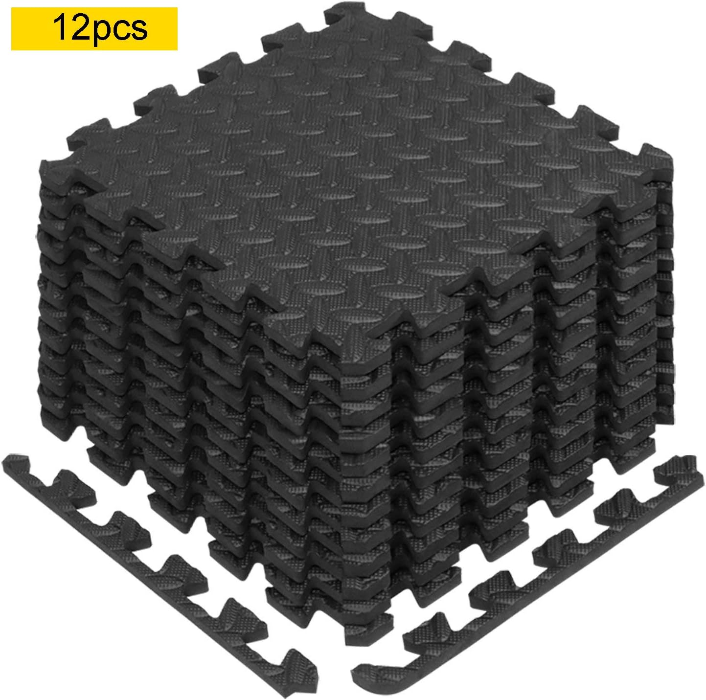 Ark Rubber and Resin Ltd Interlocking Floor EVA Mat, Heavy Duty 60 x 60