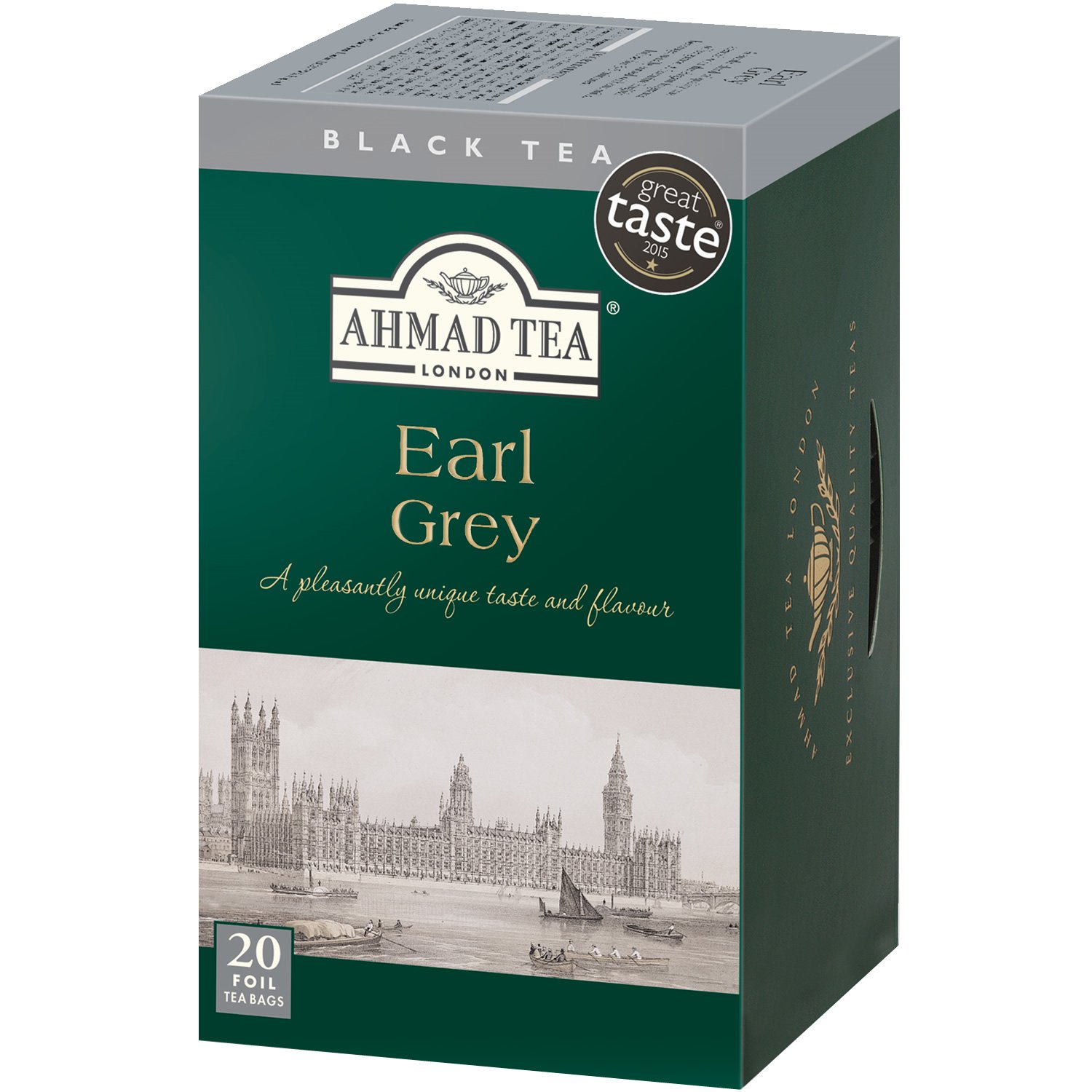 Amazon.com : Ahmad Tea Green Tea Pure, 20-Count Boxes ...