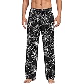 JUDIAN English Bulldog Men's Pajama Bottoms Soft Sleep Pant with Pockets Sleep Pj Lounge Pants for Men