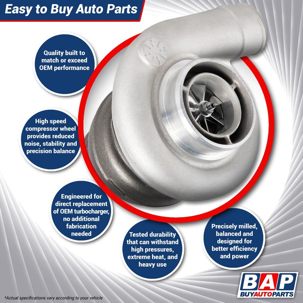 Genuine OEM BorgWarner Remanufactured Low Pressure Turbocharger For For Ford 6.4L PowerStroke Diesel TUR-102906-BWR