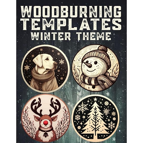 Woodburning Templates Winter Theme: Christmas Template Book for Decorative Branch Discs, Pyrography patterns: Diana: 9798867448783: Amazon.com: Books woodburning-templates-winter-theme-christmas-template-book-for-decorative-branch-discs-pyrography-patterns-diana-9798867448783-amazon-com-books