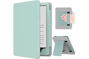 MoKo Case for 6.8" Kindle Paperwhite(11th Generation-2021) and Kindle Paperwhite Signature Edition, Slim PU Shell Cover Case with Auto-Wake/Sleep for Kindle Paperwhite 2021 E-Reader, Agave Green