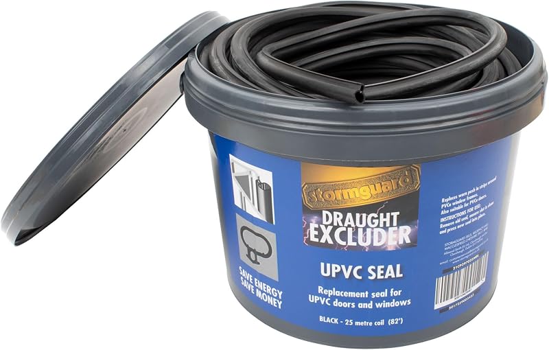 Stormguard 25 m Black UPVC Replacement Door & Window Seal