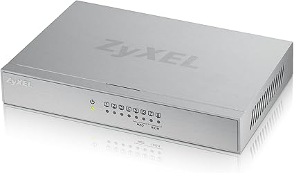 Amazon Com Zyxel 8 Port Gbe Smart Managed Poe Switch Prod Type Networking Switches 4 To 10 Ports Computers Accessories
