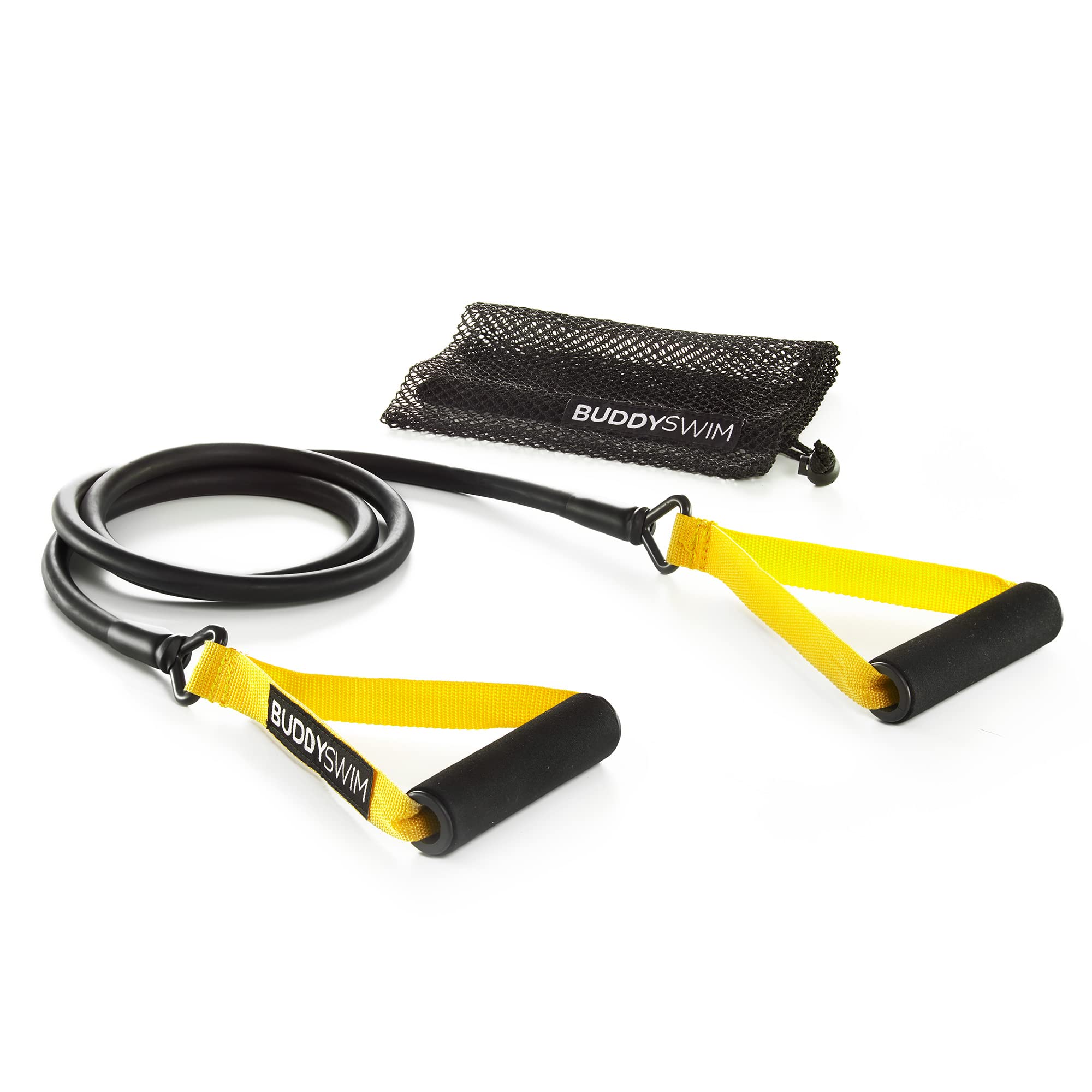 BUDDYSWIM Resistance Bands Classic Dryland Cords. Elastic Bands for Dryland Swimming Training: Light.