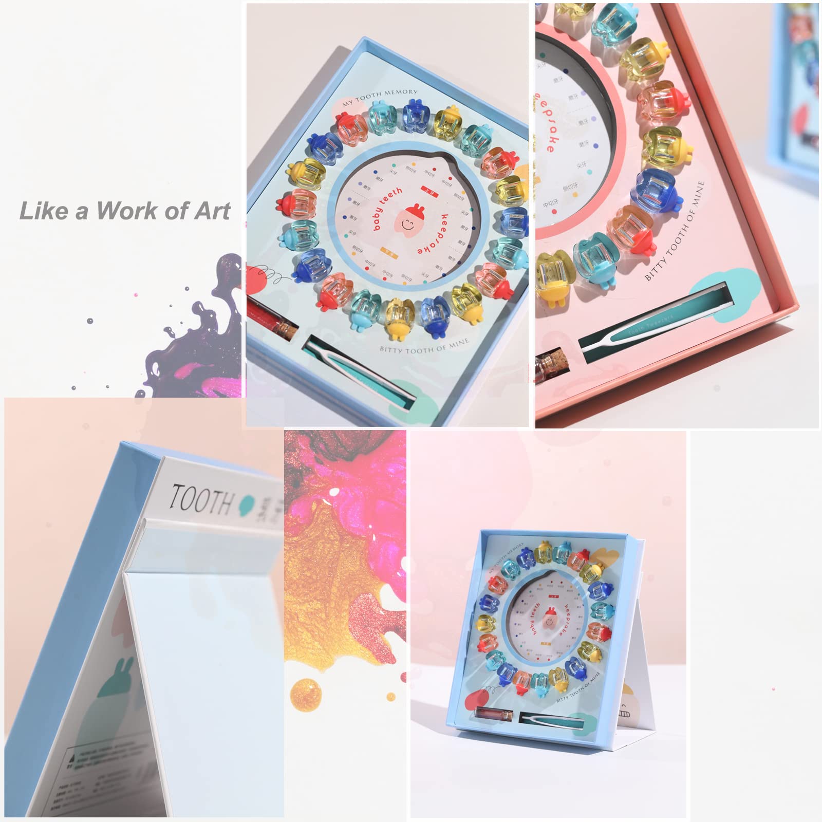 Tooth Fairy Box for Boys, Tooth Boxes for Lost Teeth for Kids, Newborn Baby Birthday And Shower Gift