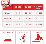 M.Y X-Skate Adjustable Blue Inline Skates Kids Middle EU 30-42 view 8