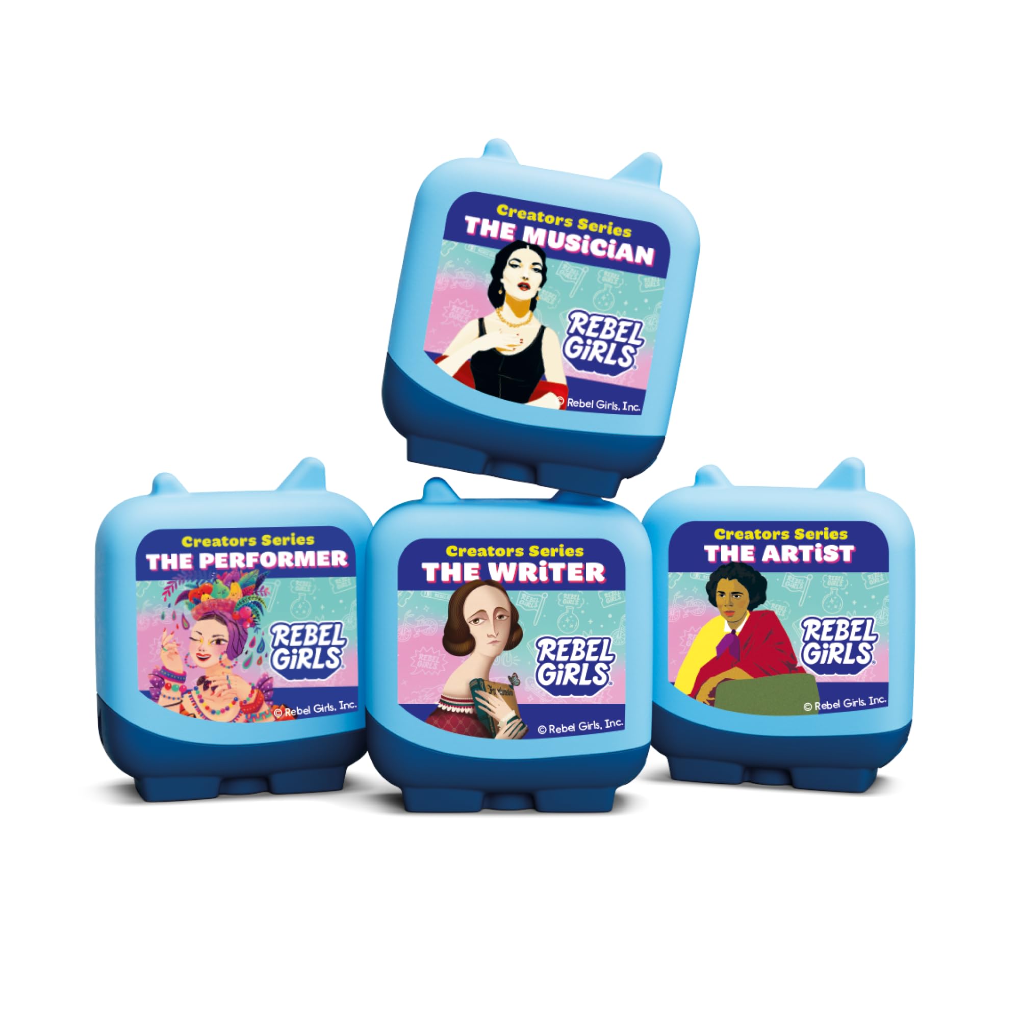 tonies Rebel Girls: Creators Series Audio Clever Pocket Tonie Set, for use with Toniebox