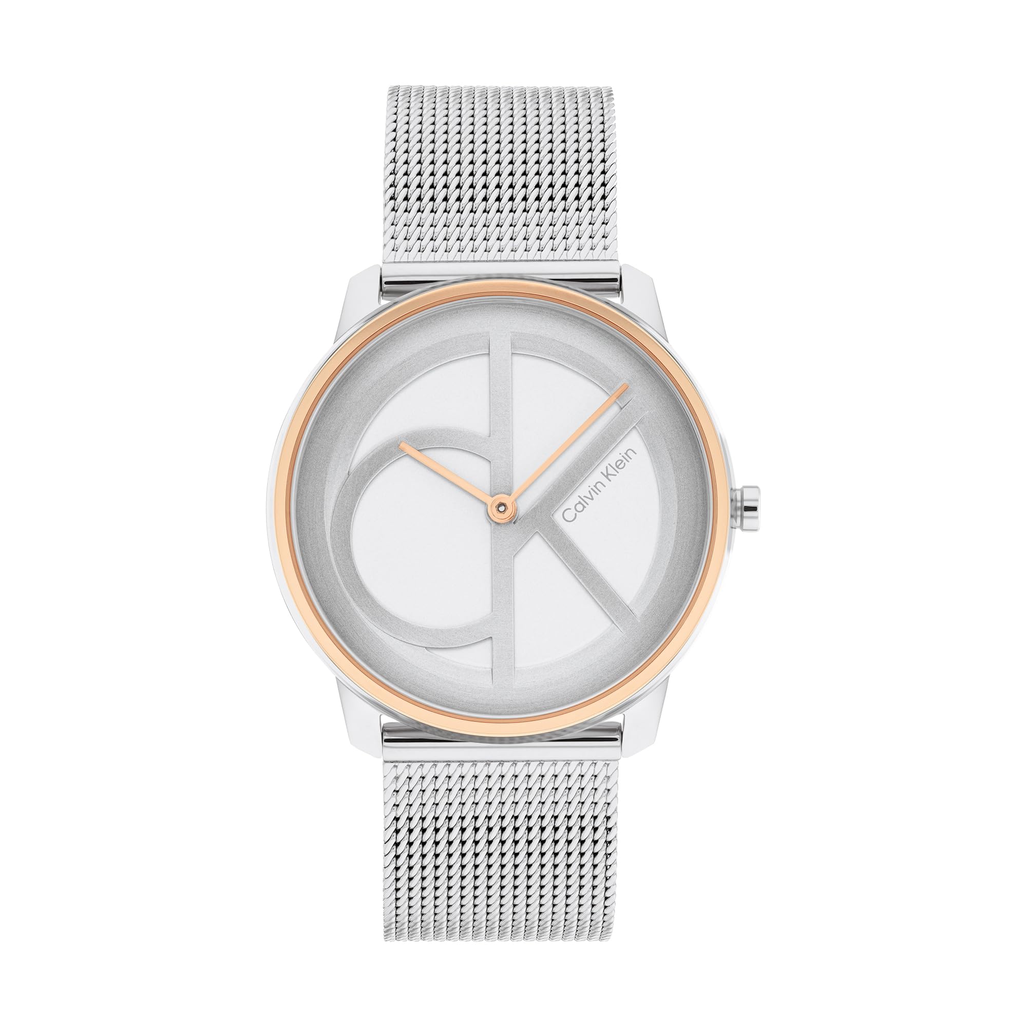 Calvin Klein Analogue Quartz Watch for Men and Women Iconic MESH - 35MM Collection with Silver Stainless Steel Mesh Bracelet - 25200033 — image 1