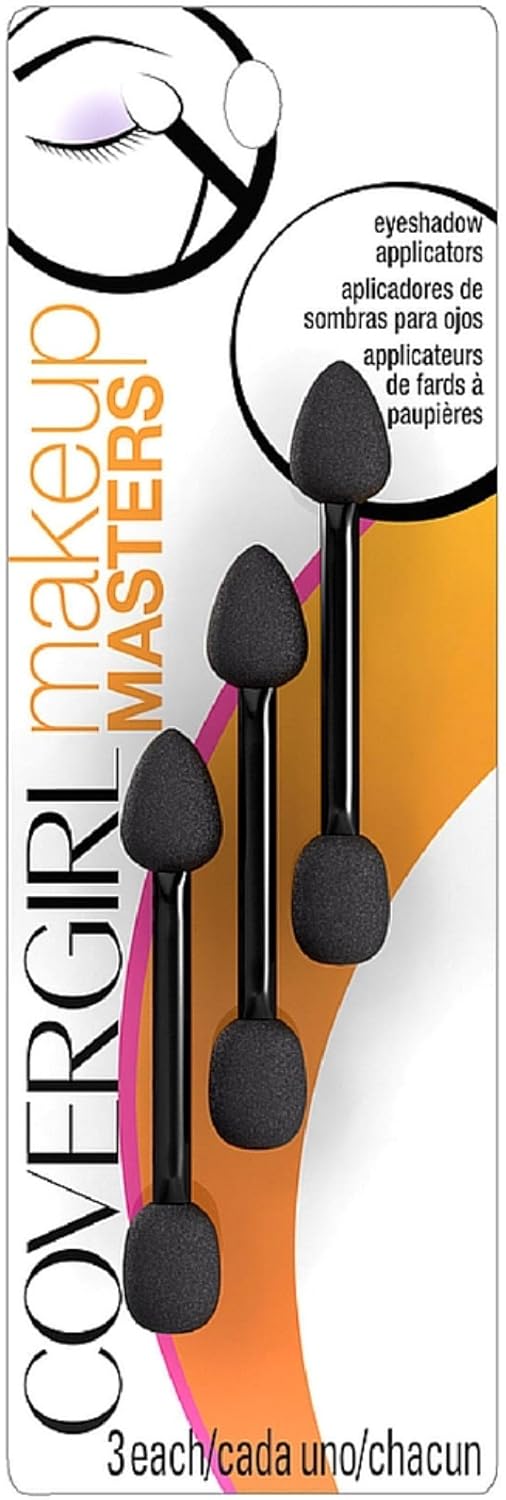 CoverGirl Makeup Masters Eyeshadow Applicators 3 ea (Pack of 12)