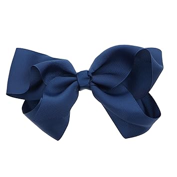 Amazon Com 5 5 Inch Grosgrain Hair Bow Clip For Woman And Girls