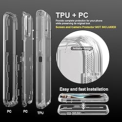 Follaroma for iPhone 14 Case, Heavy Duty Shockproof
