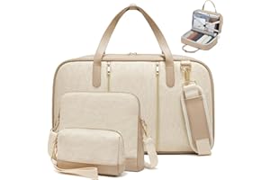 MOULYAN Duffle Bag for Travel,40L Weekender Bags for Women with Toiletry,Carry On Overnight Gym Bags for Women Personal Item Travel