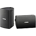Yamaha NS-AW194BL High-Performance All-Weather Speakers, Black ...