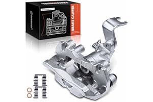 A-Premium Disc Brake Caliper Assembly with Bracket Compatible with Select Mazda Models - Protege 2001-2003, Protege5 2002-2003 - Rear Left Driver Side