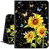 Lalumix for iPad (A16) 11Th/10Th Generation Case 2025/2022, Sunflower for iPad Case 11Th/10Th Generation, 10Th/11Th Gen iPadCase Cover Auto Wake/Sleep Multi-Angle Viewing Adjustable Stand, Butterfly