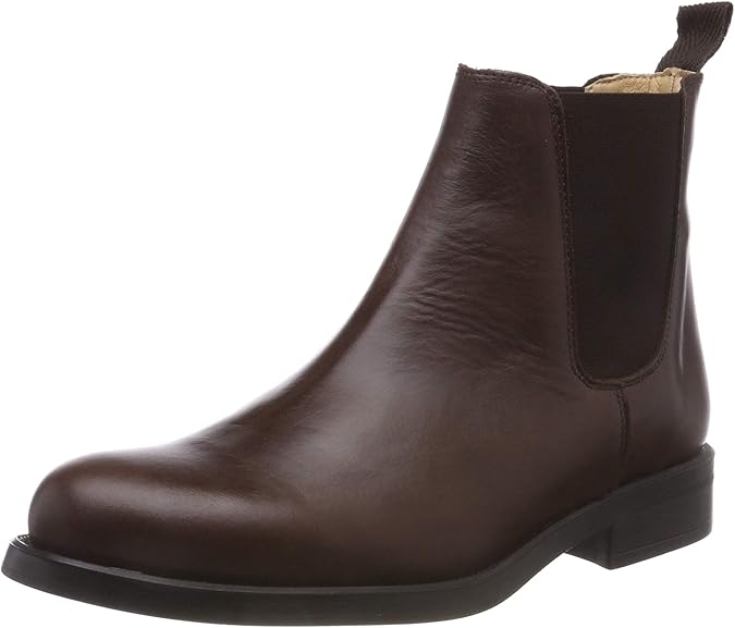 bottines chelsea femme marron