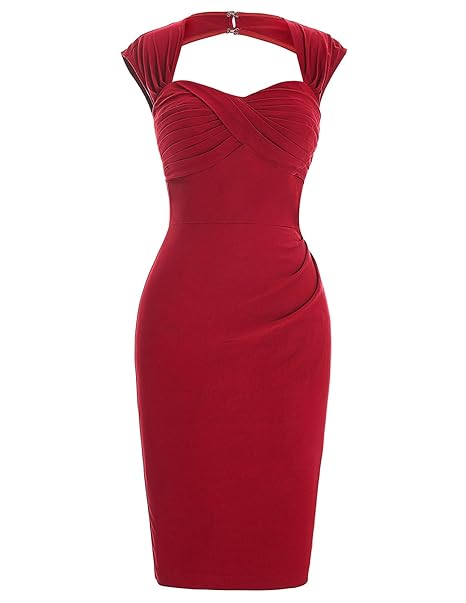 red bodycon dress amazon