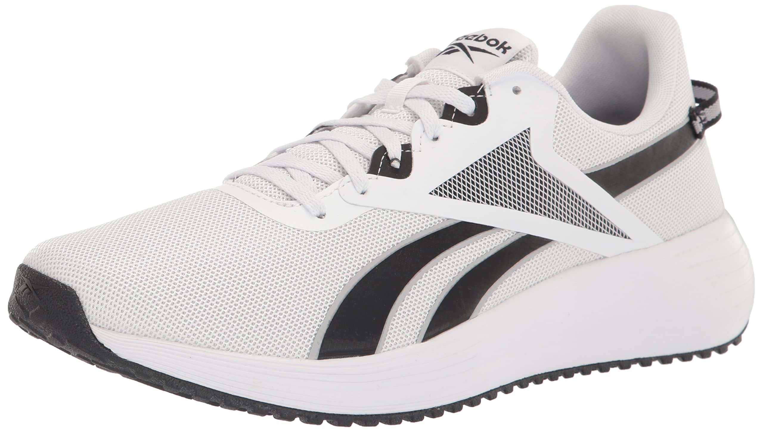 Reebok Men's Lite Plus Running Shoe, White/Black/Pure Grey, 10