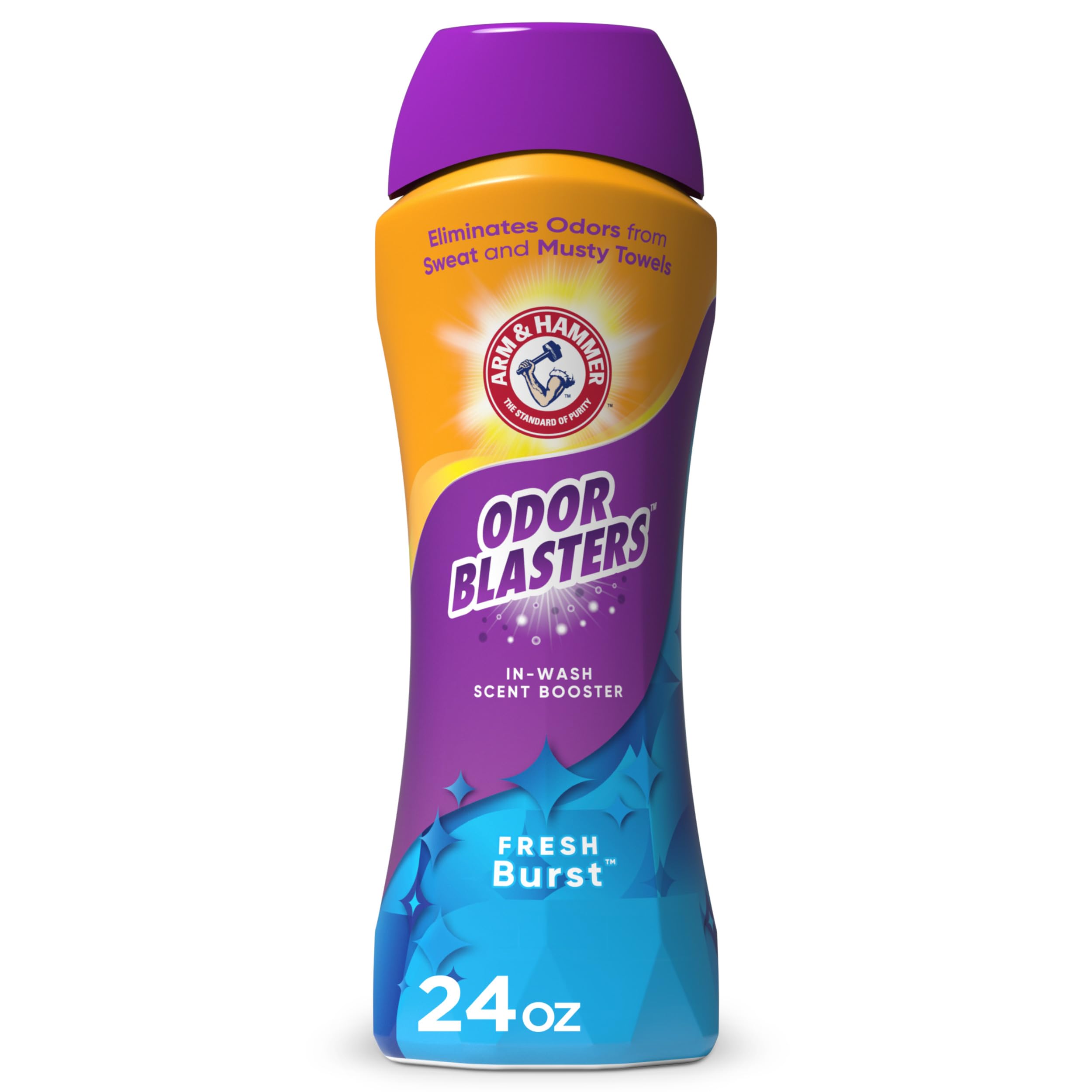 ARM & HAMMER Odor Blasters Laundry Scent Booster, Fresh Burst Scent, 24 Oz