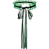 MOMOCAT Lace Choker Necklace for Women Bridal 90s Gothic Tatoo Choker Collar Kawaii Chocker Necklace Flower Ribbon Lolita Accessories