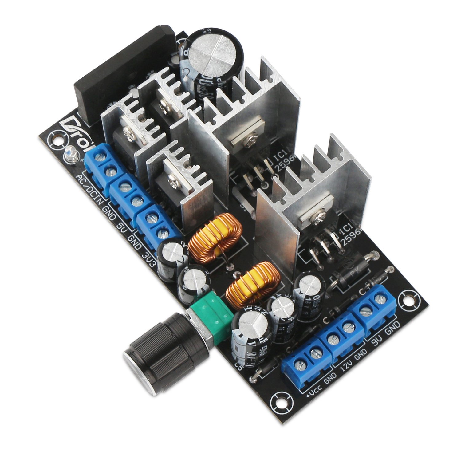 DROK LM2596 Buck Converter DC35V/AC 28V to DC 5V 3.3V 9V 1.5A/3A