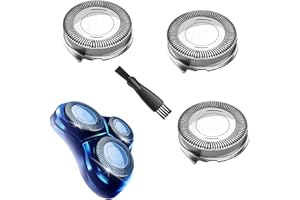 YOUNGPRO HQ8 Replacement Heads for Norelco Aquatec Shavers,Compatible with Philips Razor PT720 AT880 AT810 Heads, HQ8 Blades,3 pcs