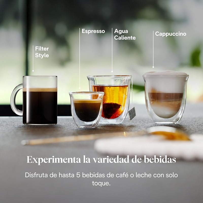 Magnifica Start - Cafetera Superautomática 4 Bebidas Negro