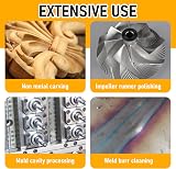 Tinshow Carbide Die Grinder Bits Set 2 Pcs High Speed Double Cut Tungsten view 5