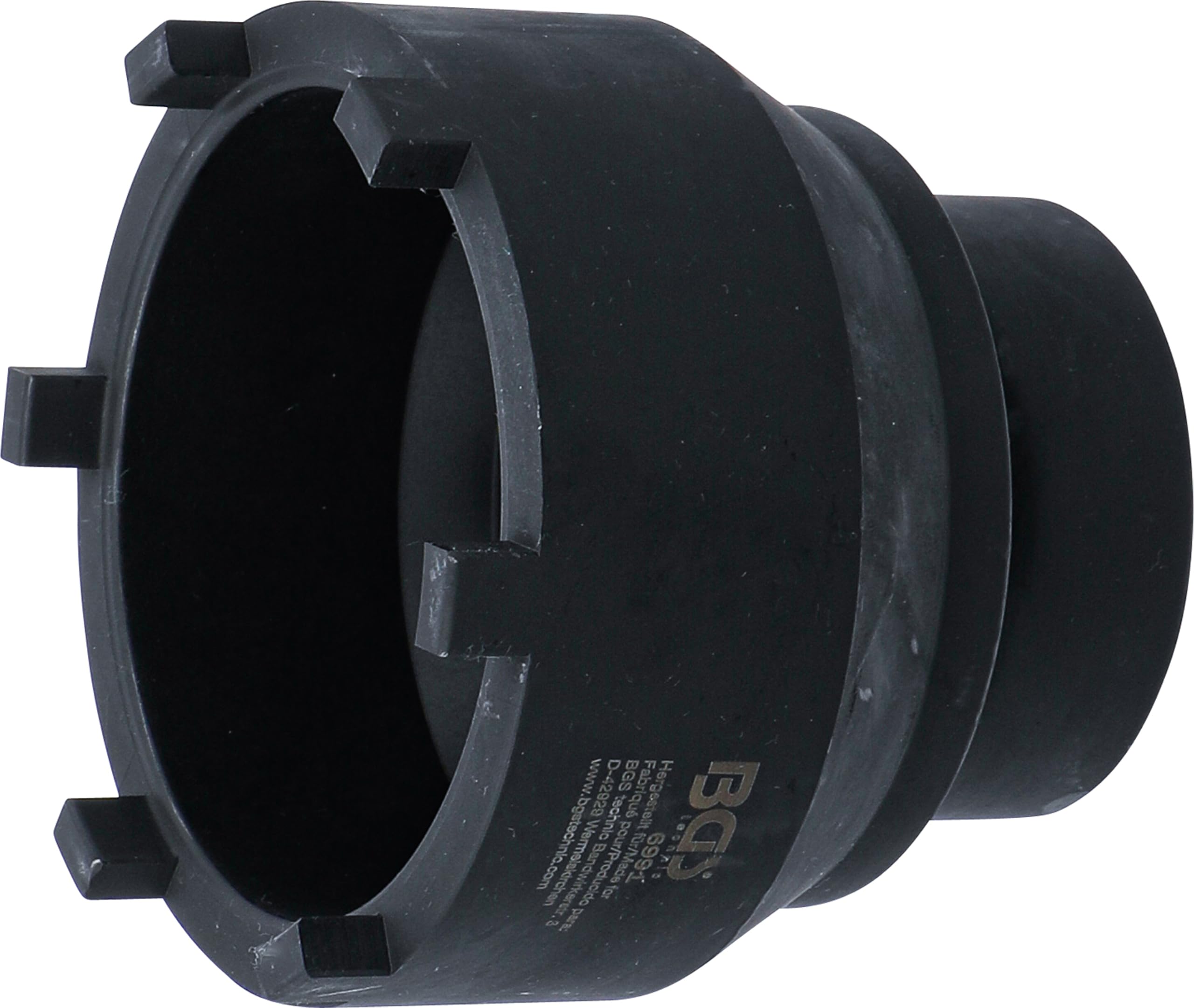 BGS 6991 | Rear Axle Groove Nut Socket | for Mercedes-Benz, MAN 10/13 t NR7/4 | 101 mm — image 1