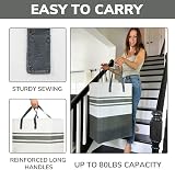 TIMEYARD Large 75L Laundry Hamper 2-Pack Tall Collapsible Grey view 5
