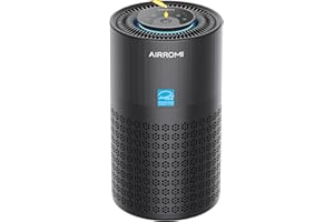 AIRROMI Air Purifier for Bedroom with HEPA 3-in-1 Filter, Pet Air Purifier for Home Cat Pee Smell, Covers Upto 990 Ft², Quiet